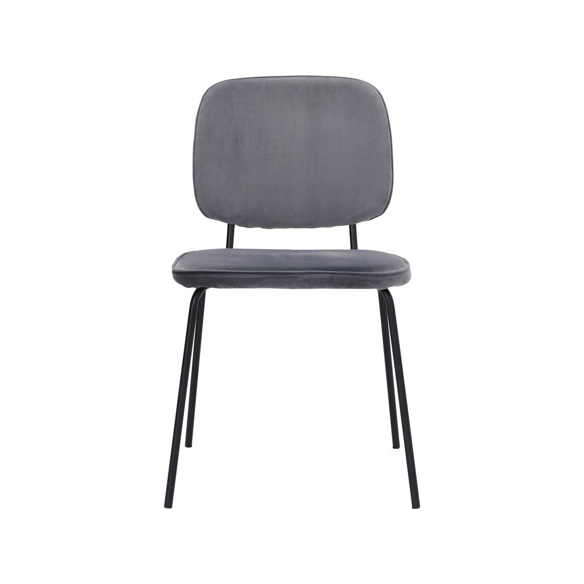 House Doctor Comma spiseborsstol grå velour