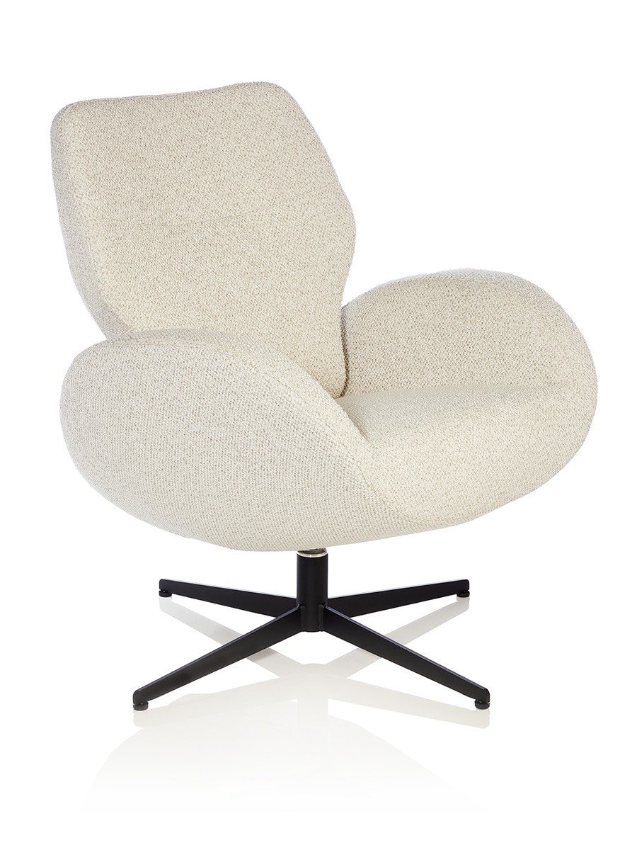 Brunstad Paz loungestol tekstil Taffie