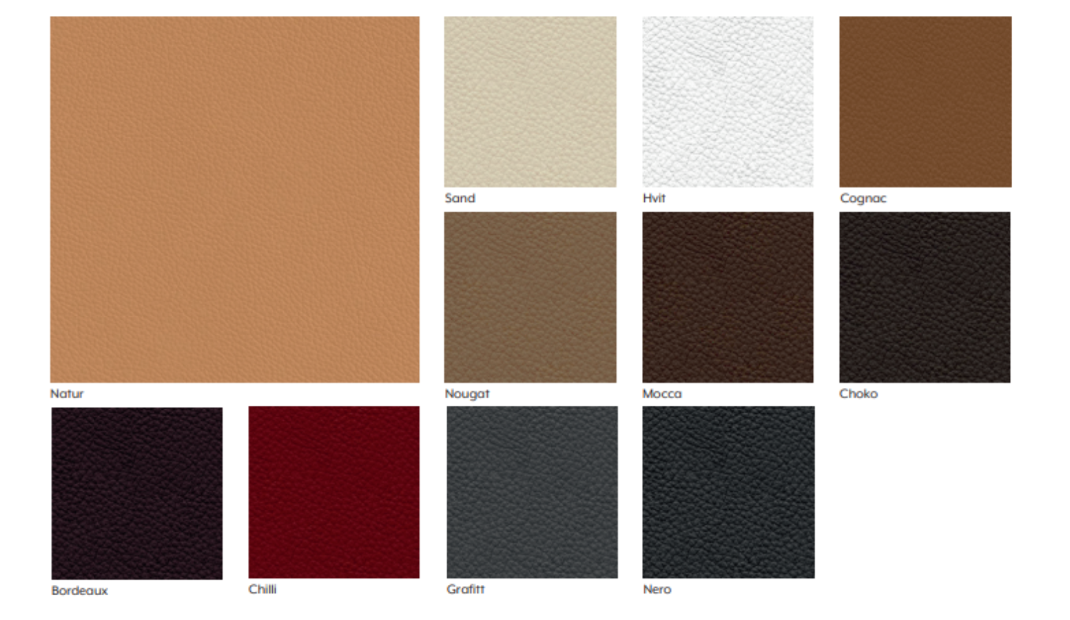 Brunstad Aroma spisebordsstol læder