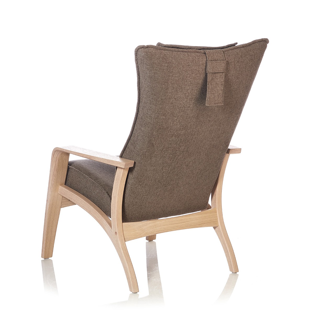 Brunstad Delta Harmony hvilestol med skammel i tekstil Alfa