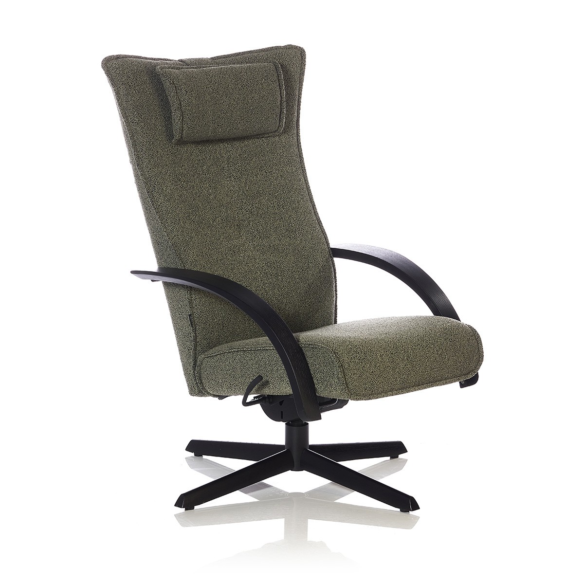 Brunstad Delta Motion Wood med skammel tekstil Taffie