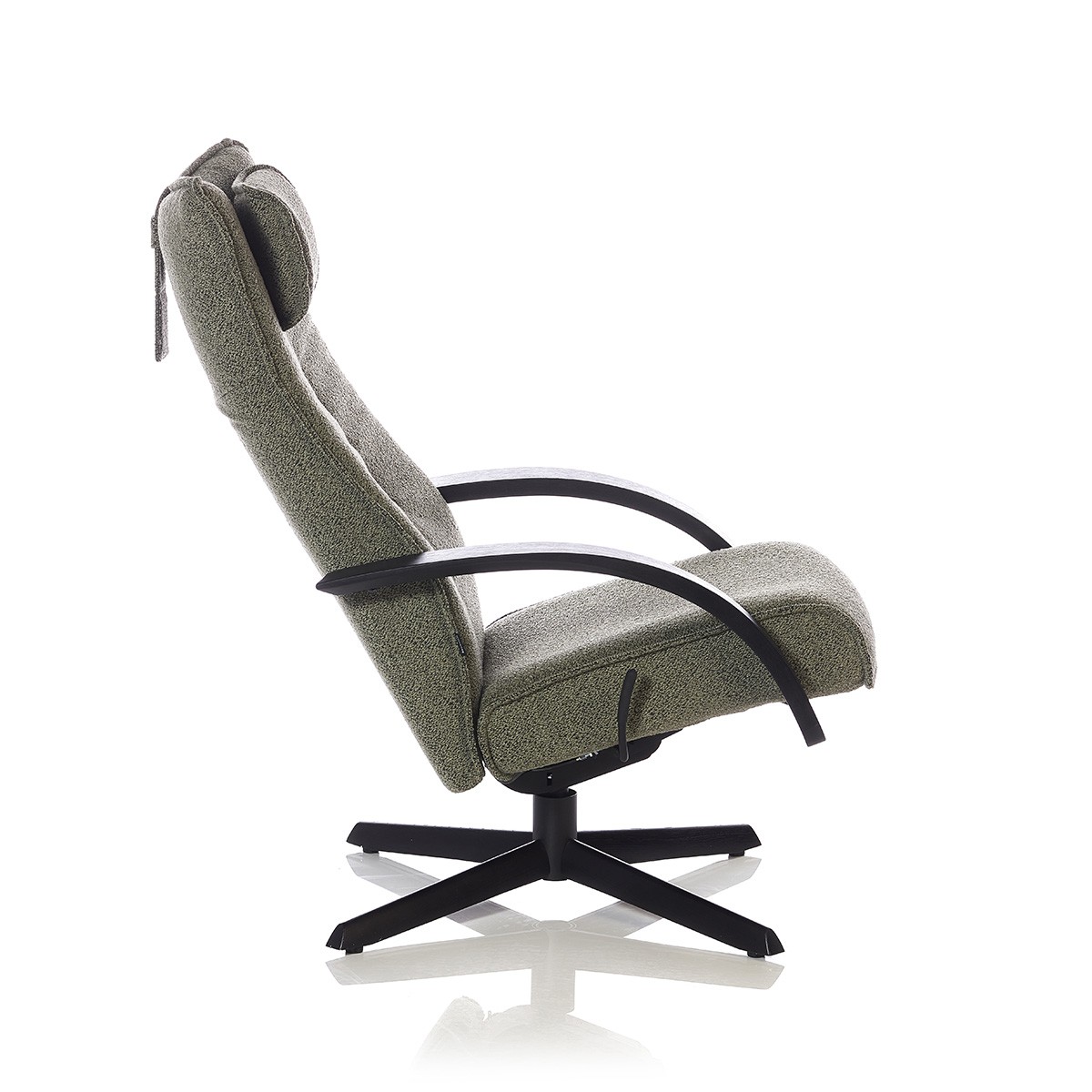 Brunstad Delta Motion Wood med skammel tekstil Taffie