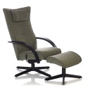 Brunstad Delta Motion Wood med skammel tekstil Taffie