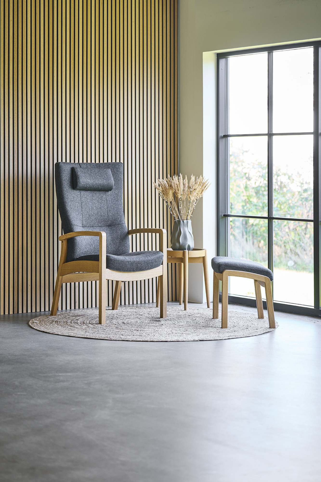 Farstrup 8400 Pi lænestol - læder