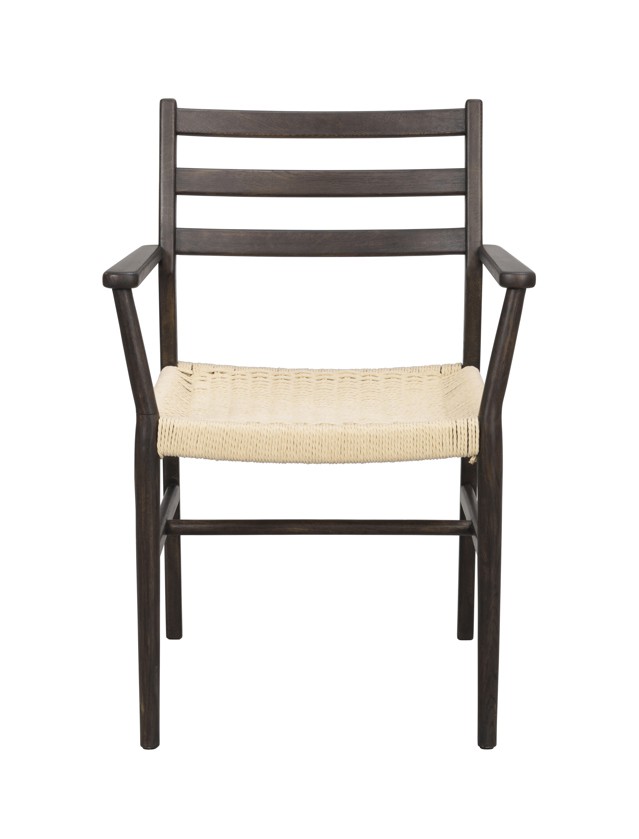 Harlan spisebordsstol med armlæn, to farver