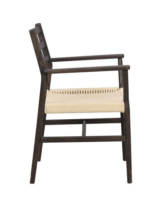 Harlan spisebordsstol med armlæn, to farver