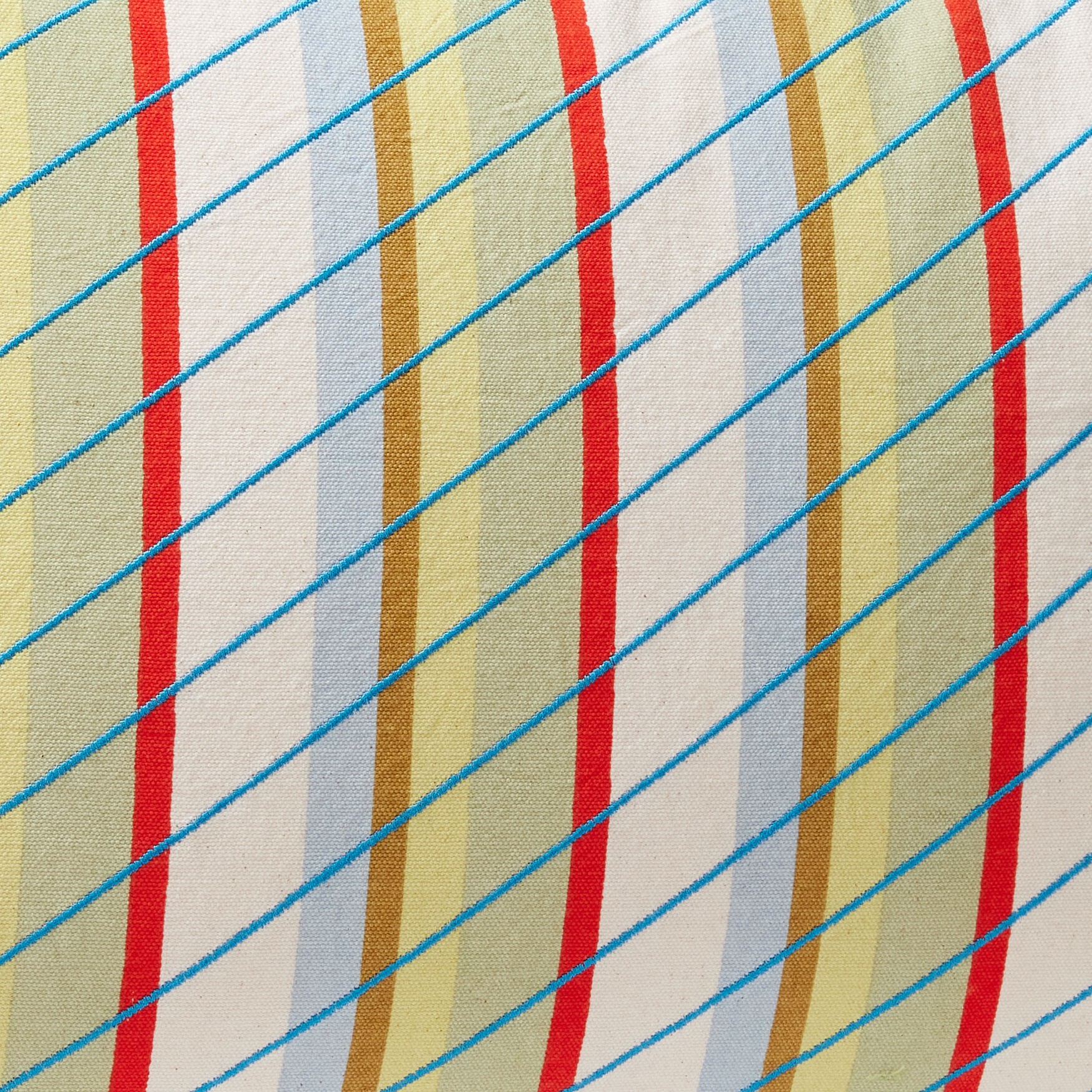 Kiwi flerfarvet Pude