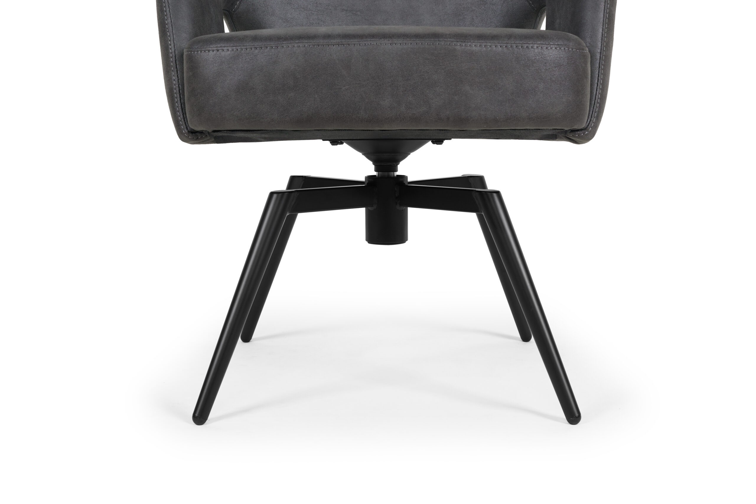 Amsterdam spisestuestol i grå med drej og swingback