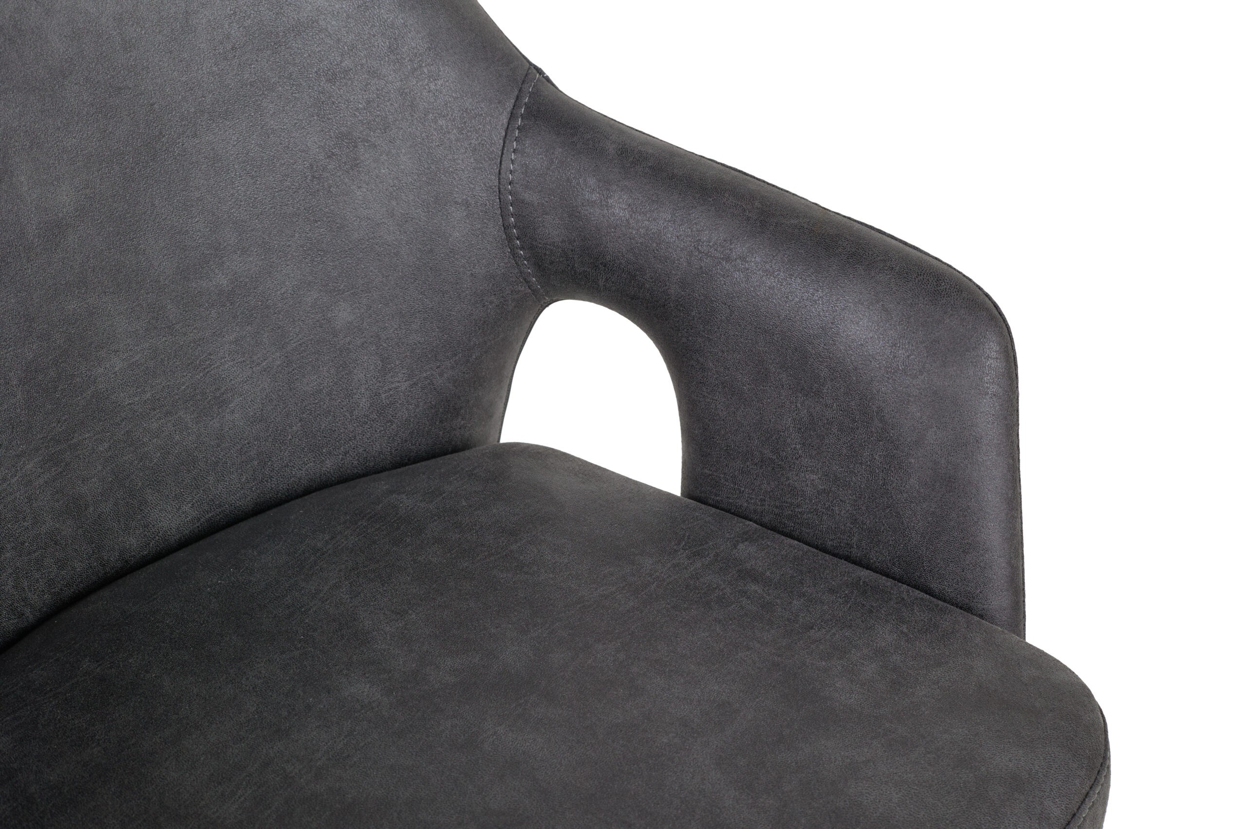 Amsterdam spisestuestol i grå med drej og swingback