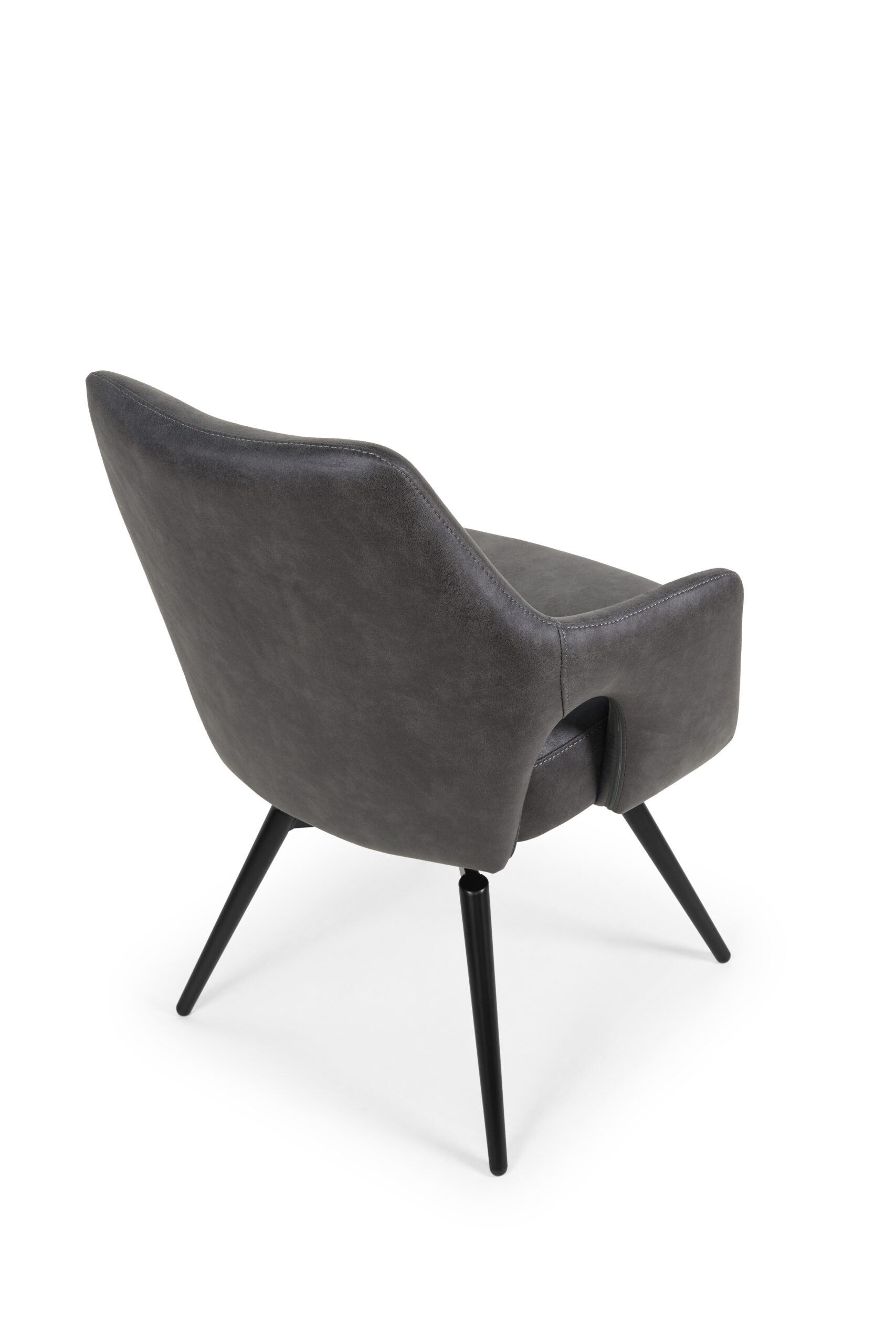 Amsterdam spisestuestol i grå med drej og swingback