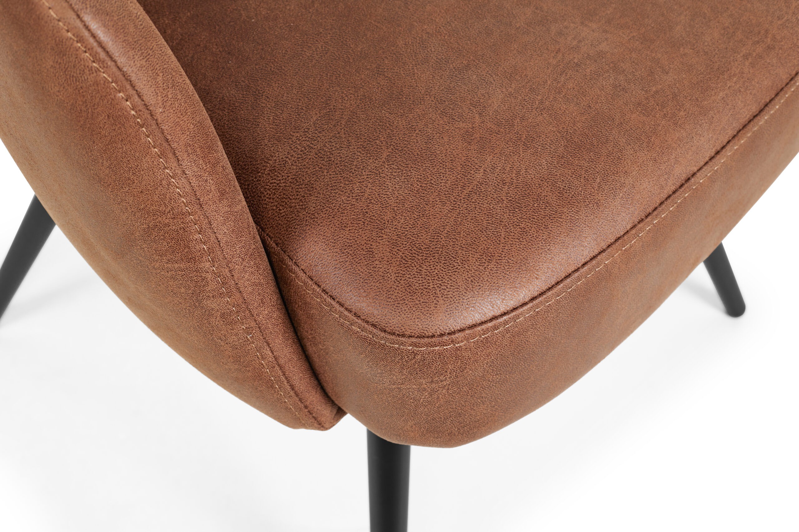 Amsterdam spisestuestol i cognac med drej og swingback