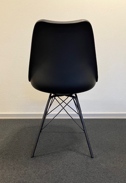 Oslo spisestuestole sort (4 stk)  Udstillingsmodel