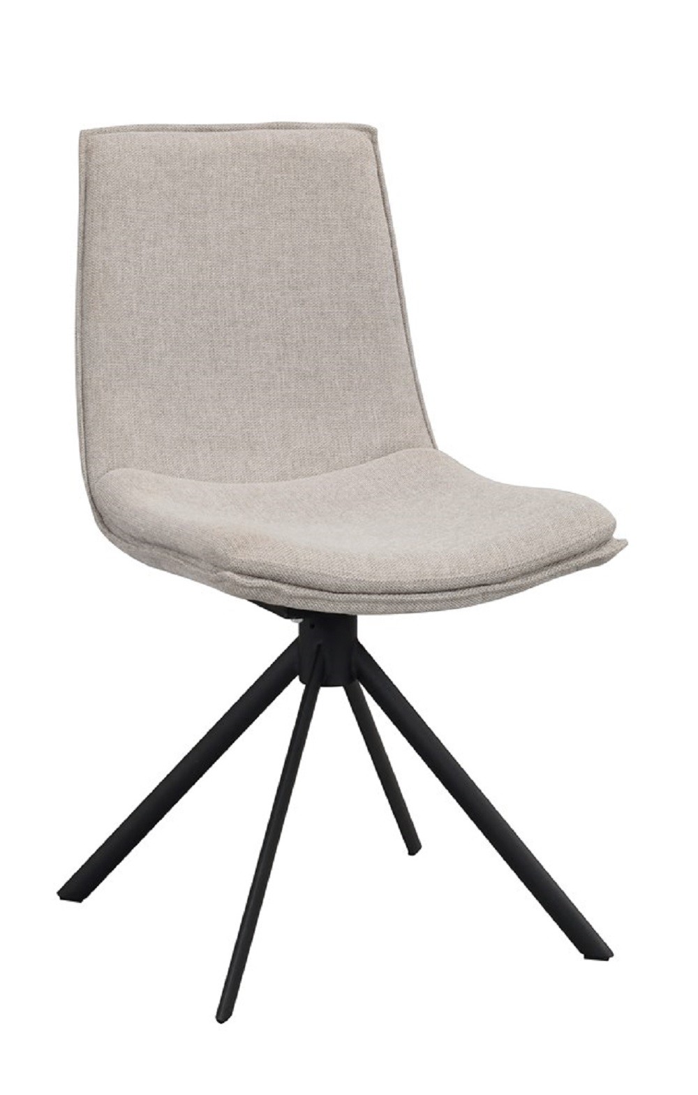 Lowell drejestol grå stof