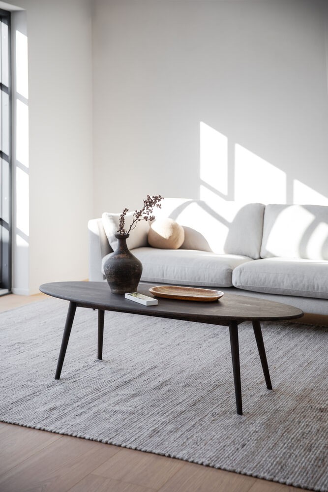 Tompkins sofabord, brunolieret eg, 2 str.