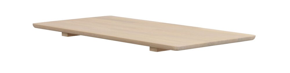 Markham tillægsbordplade i hvidpigmenteret eg