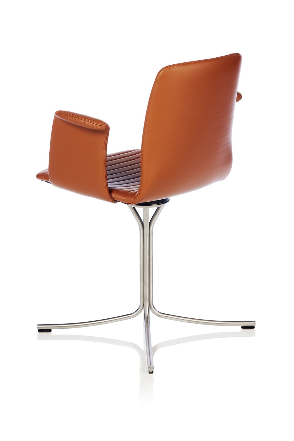 Epic Slim Stol Cognac læder