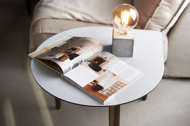 Katrine sofabord, ballon-formet