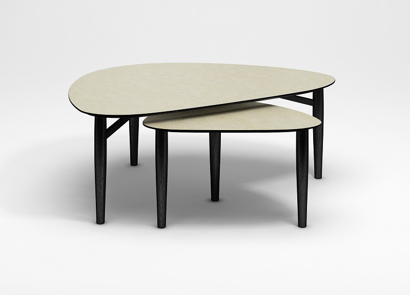 Katrine sofabord, trekantet