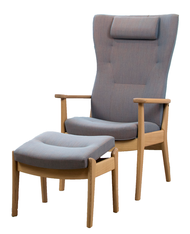 Farstrup Plus 5960 hvilestol medium i stof