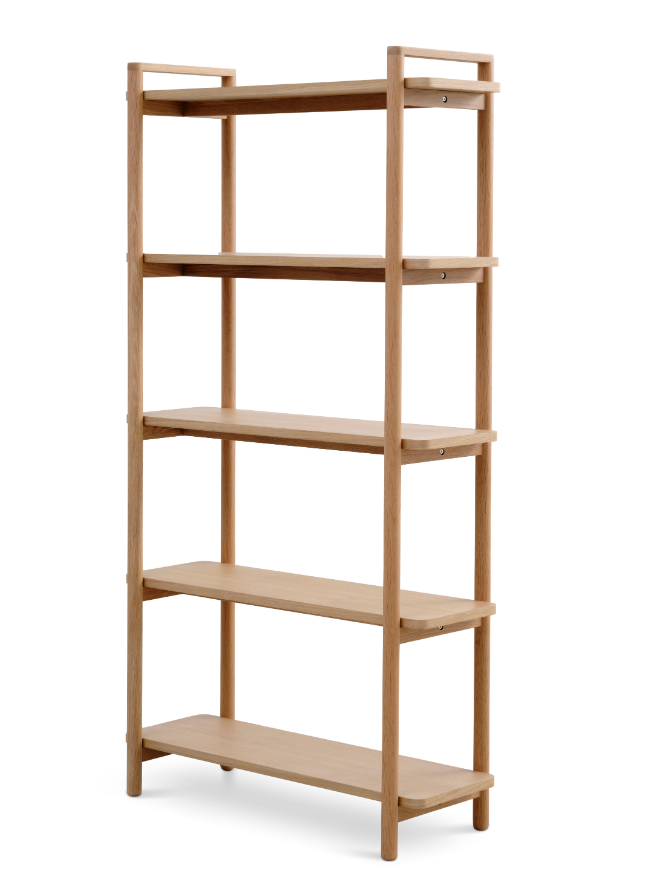 Sydney reol i Eg med 5 hylder