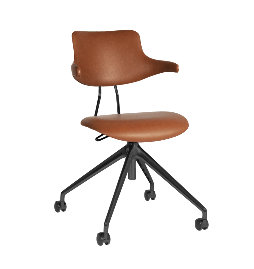 VL119 stol fra Vermund med fuldpolstret sæde og ryg