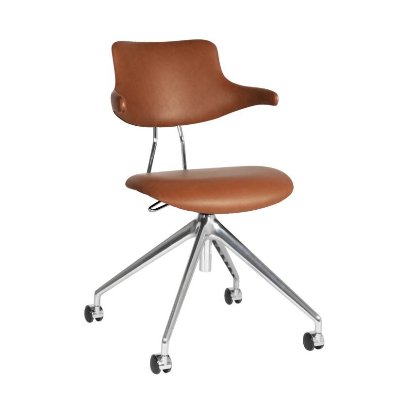 VL119 stol fra Vermund med fuldpolstret sæde og ryg