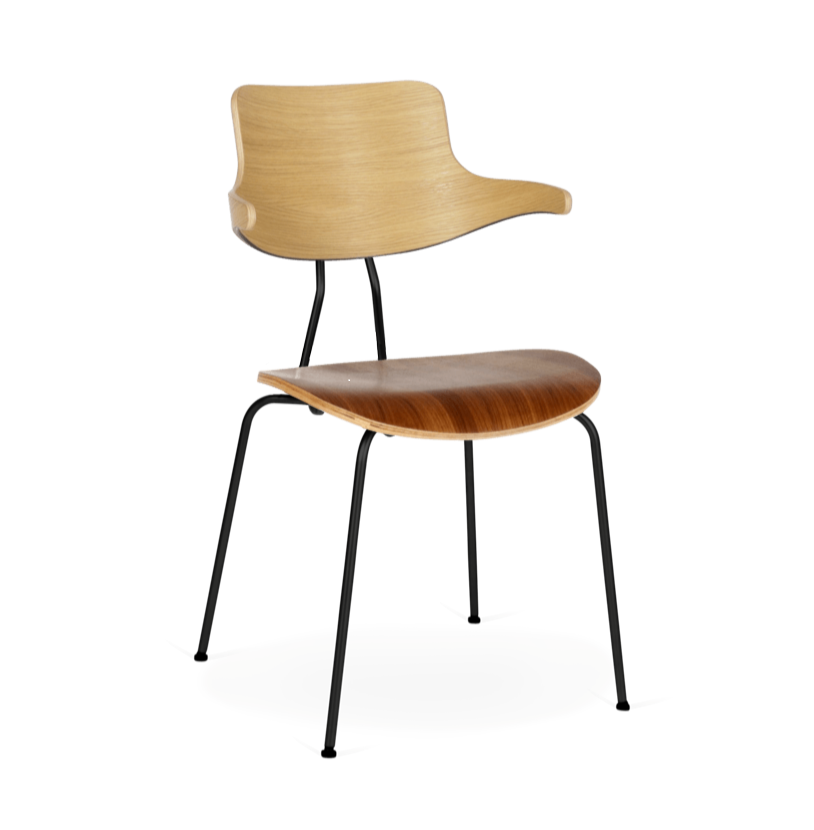 VL118 Med Træryg og Træsæde