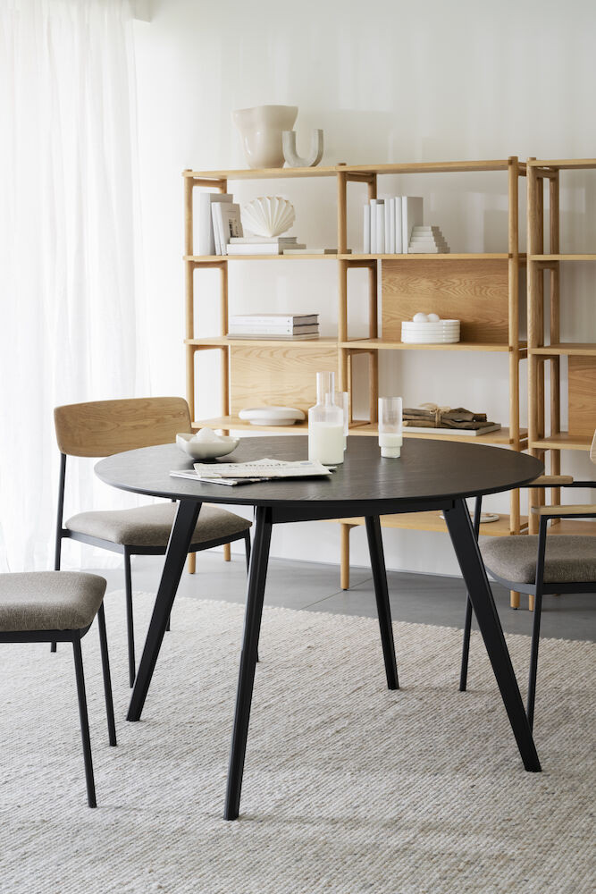 Yumi Spisebord Sortbejdset Ask