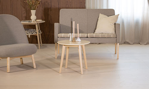 Gear rundt sidebord -  Ø 50 cm H: 46 cm