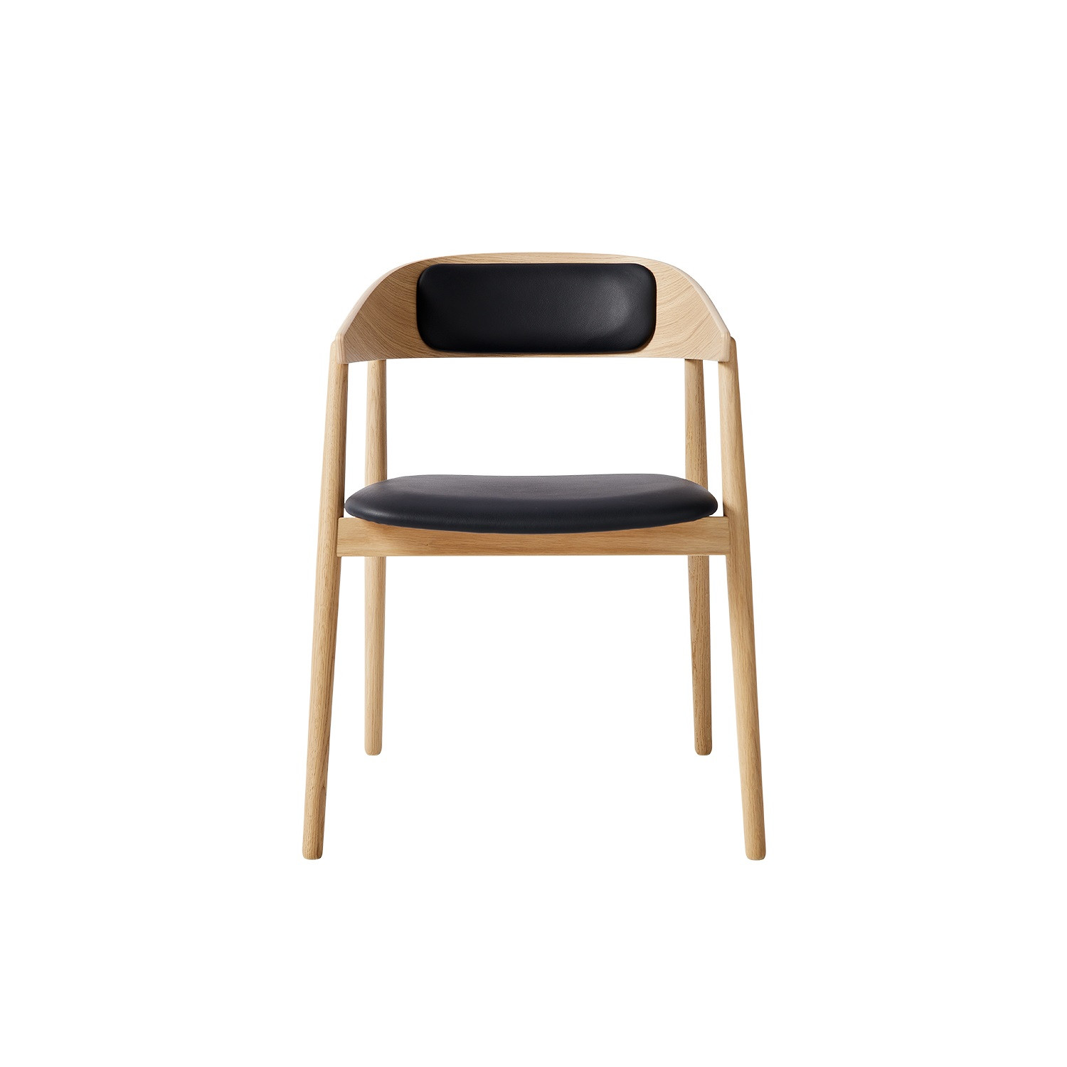 Spisebordsstol model AC2 - Polstret sæde og ryg