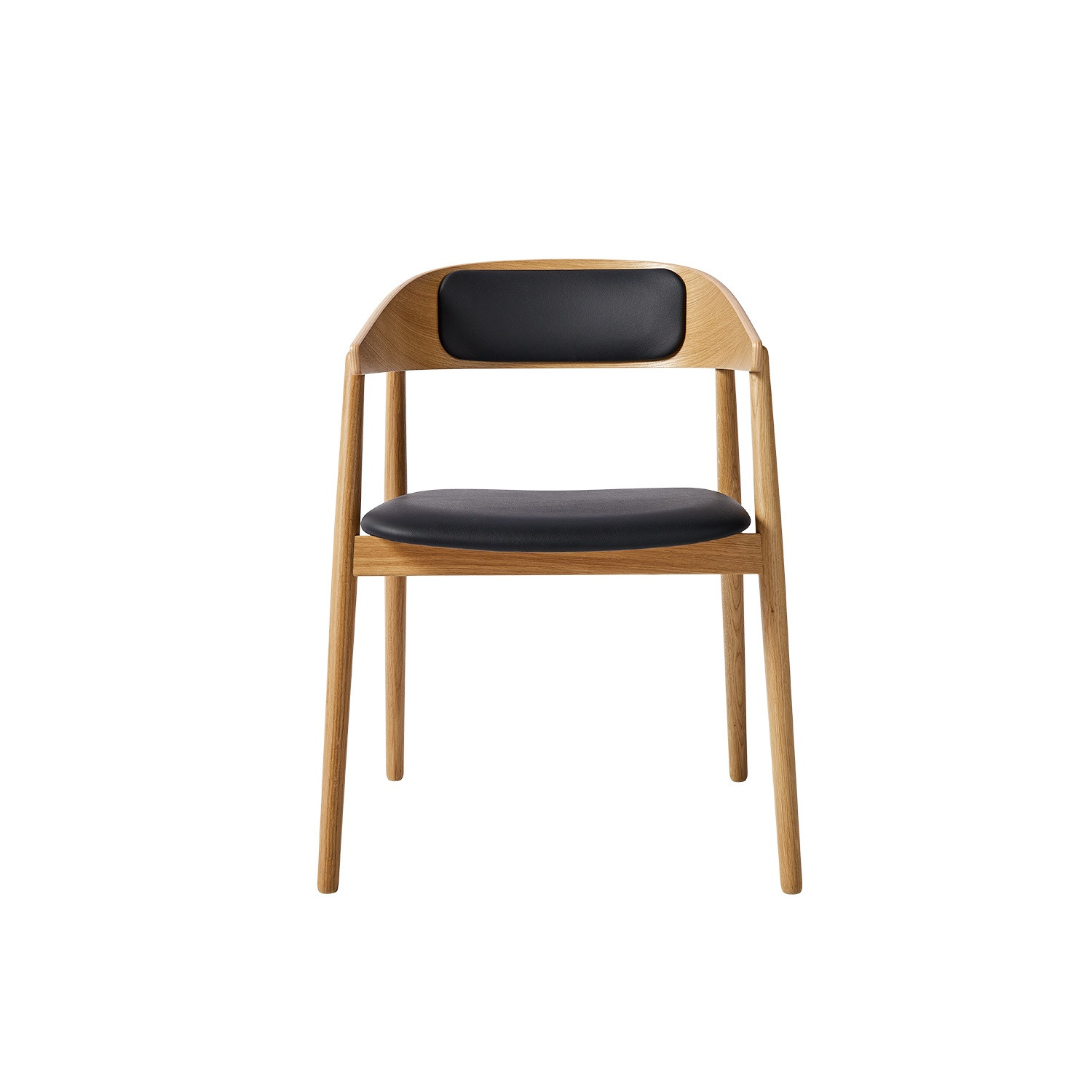 Spisebordsstol model AC2 - Polstret sæde og ryg