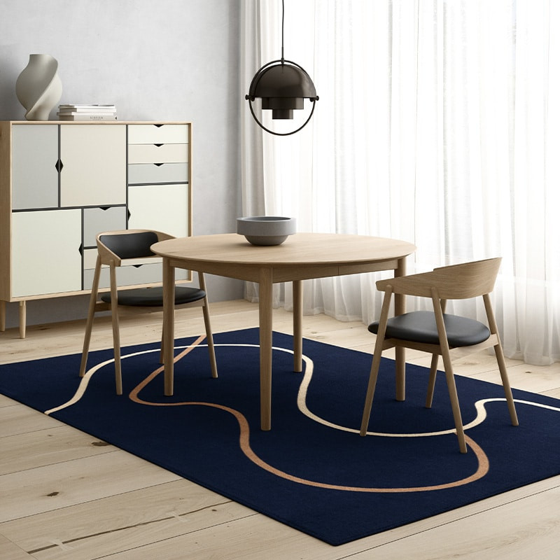 Spisebordsstol model AC2 - Polstret sæde og ryg