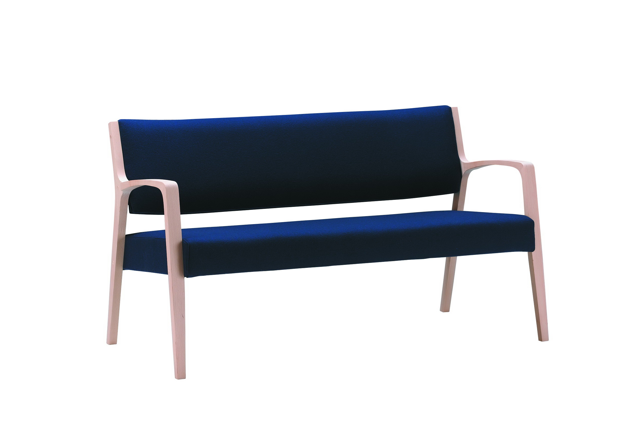 OneColletion 7042 Sofa i Bøg eller Eg - Op til 250 kg. kunstlæder