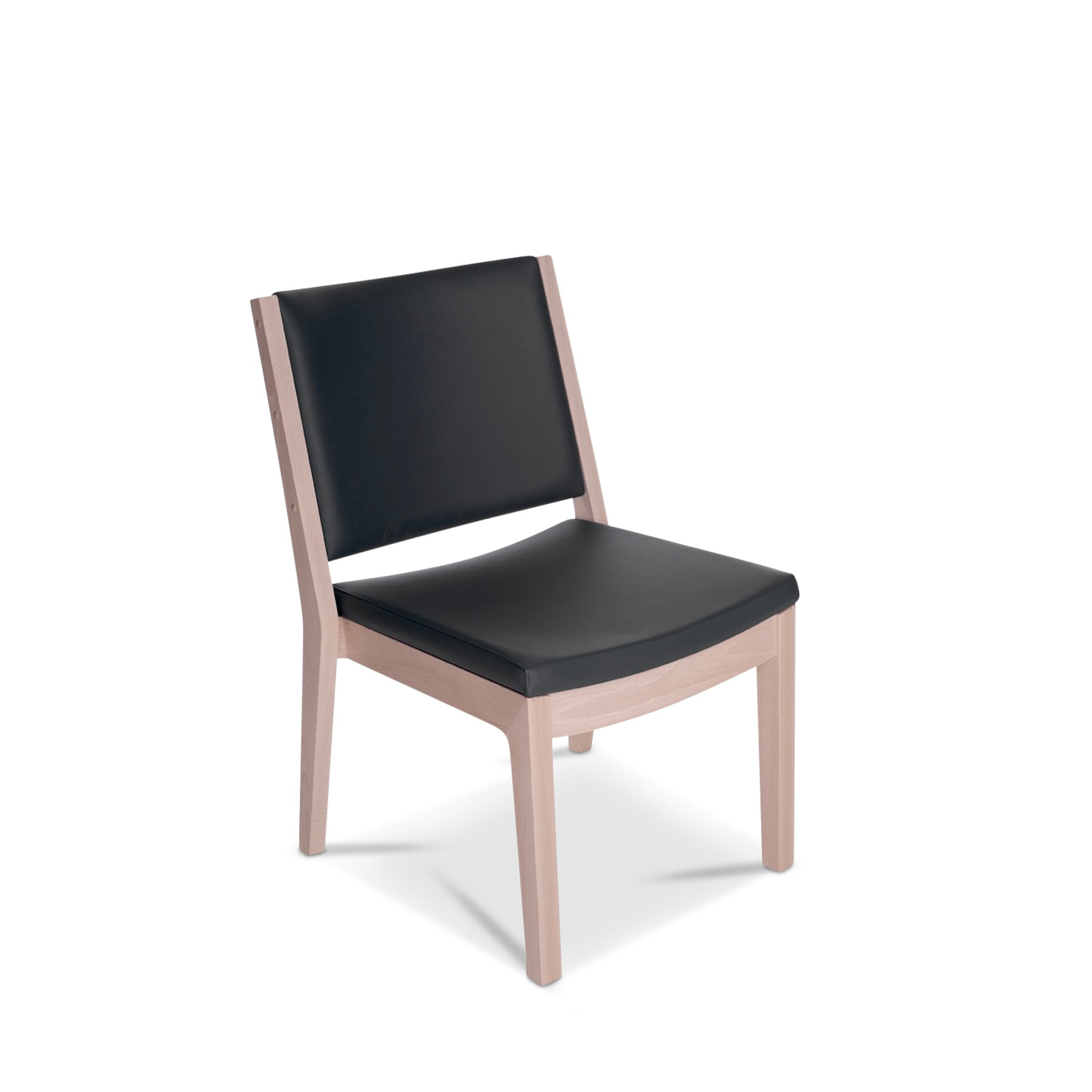 OneCollection 7012M Stol i Bøg eller Eg - Op til 250 kg. Stof