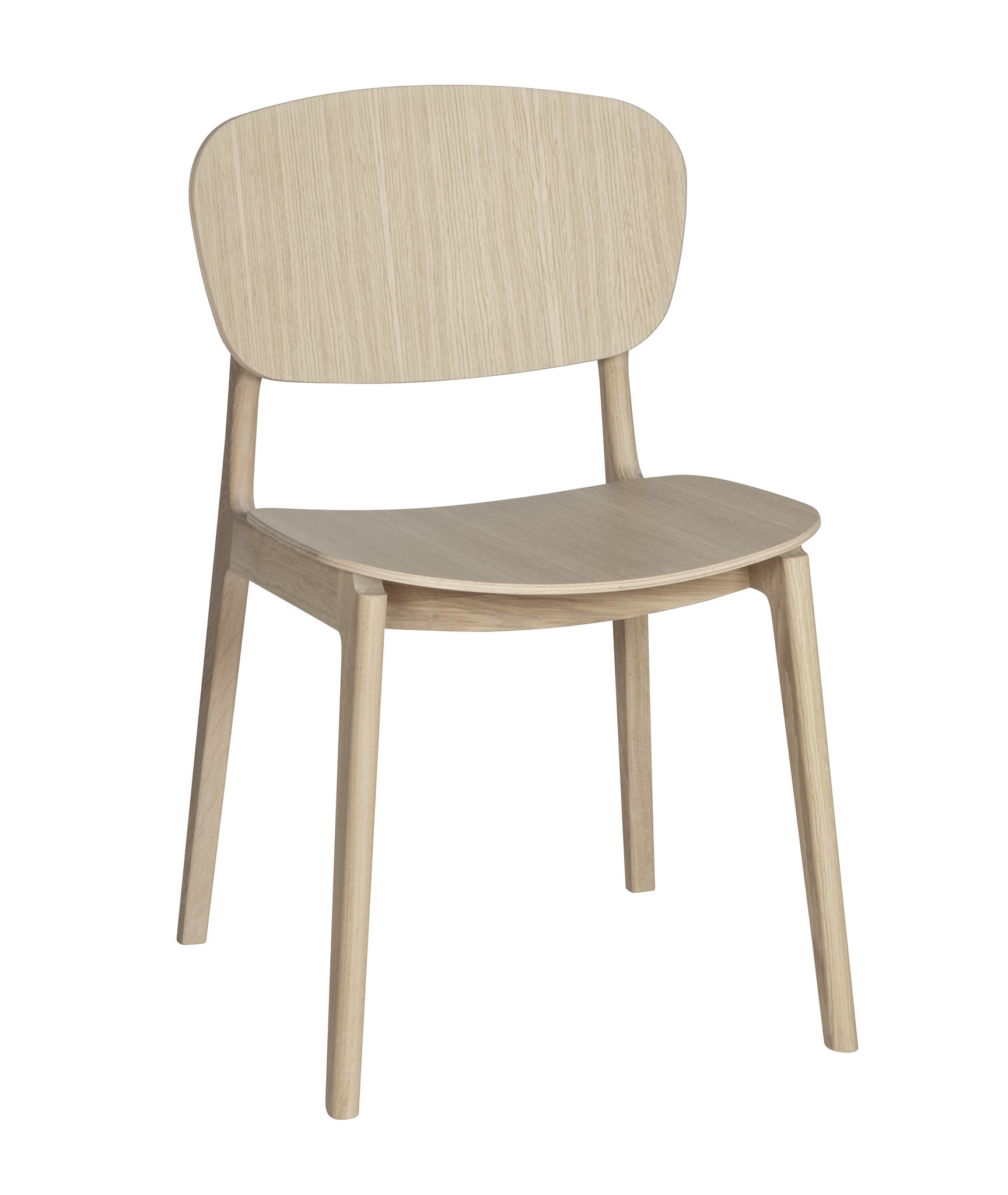 Ida spisebordsstol med træsæde