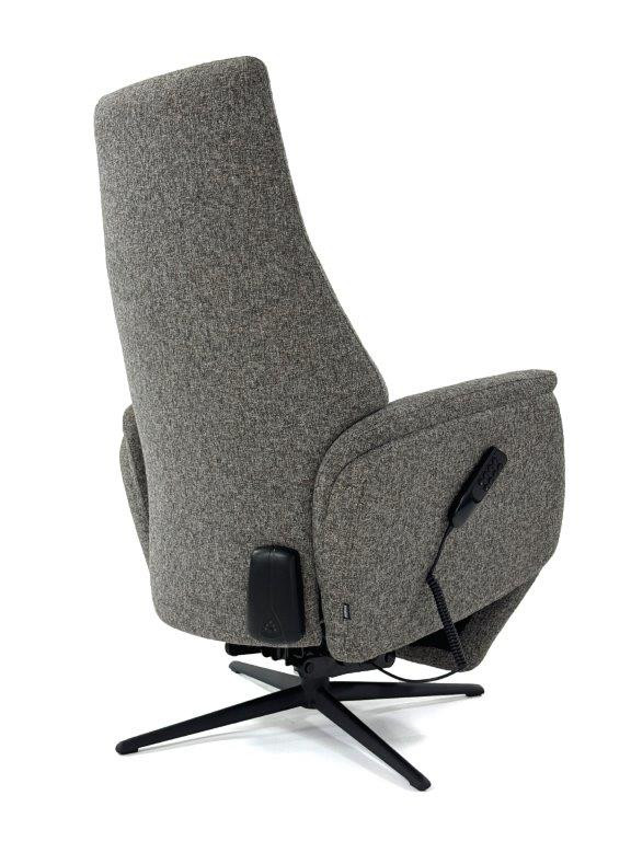 Nora hvilestol med stå-op-hjælp i stof eller læder