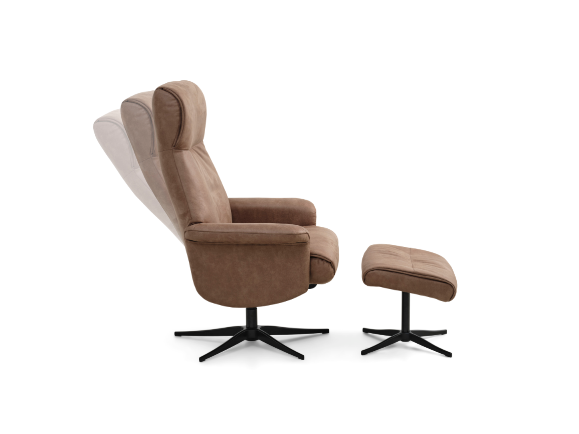 Tristan lænestol inkl. fodskammel