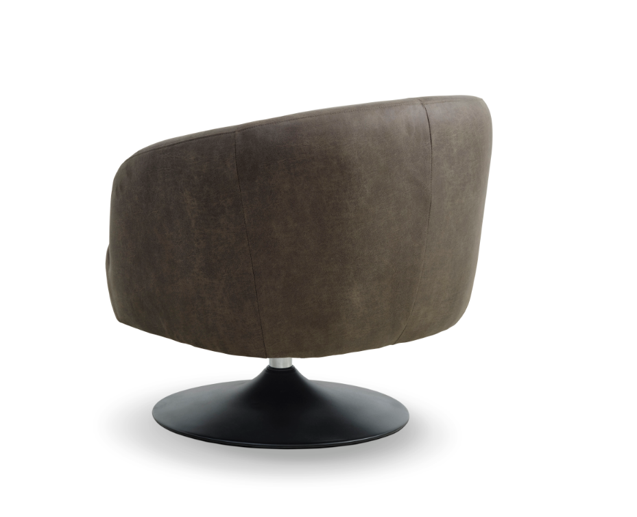 Conrad loungestol mikrolæder med drejefunktion