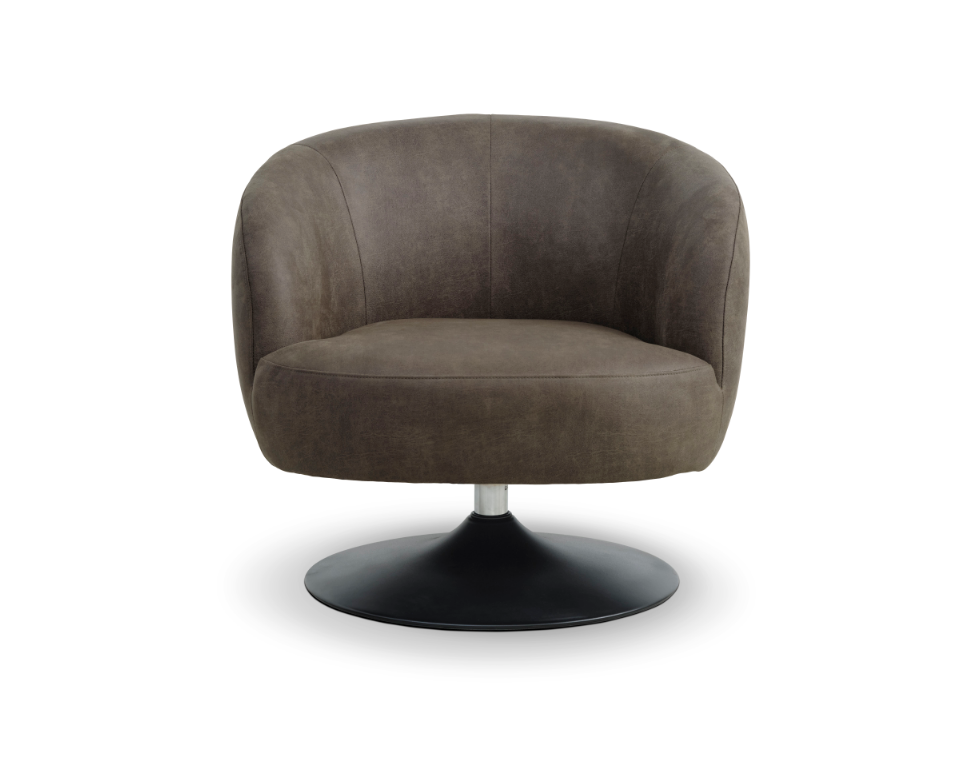 Conrad loungestol mikrolæder med drejefunktion