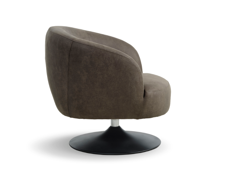 Conrad loungestol mikrolæder med drejefunktion