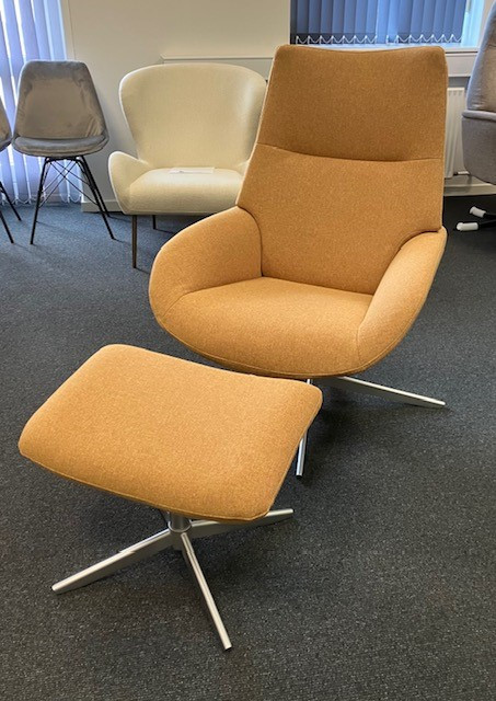 Lotus recliner lænestol med skammel Udstillingsmodel
