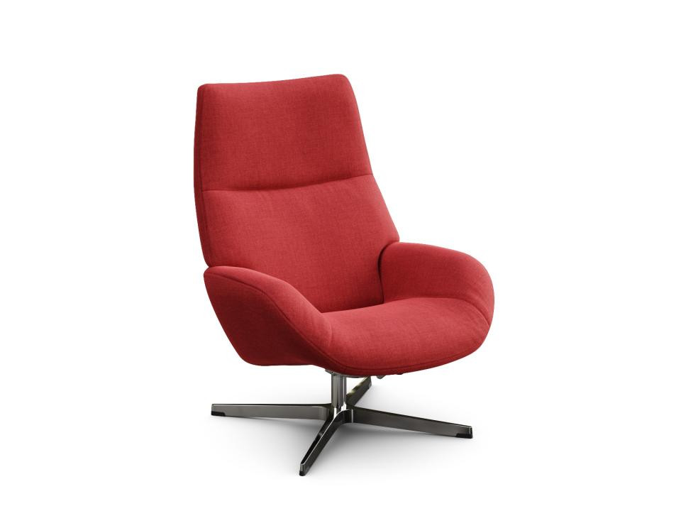 Lotus lænestol med skammel