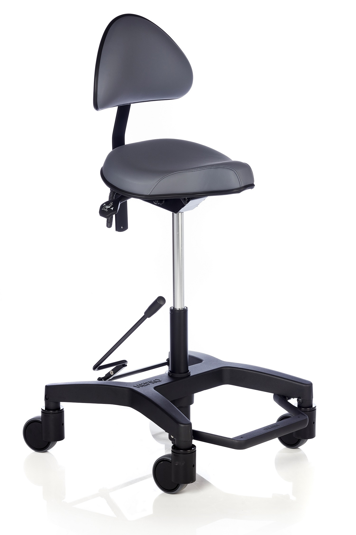 Sadel 2 Rehab Sadelstol med ryglæn