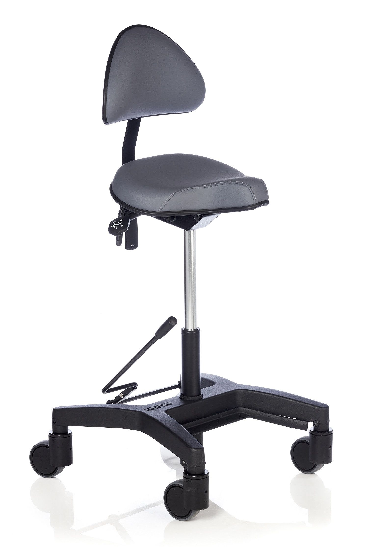 Sadel 2 Rehab Sadelstol med ryglæn