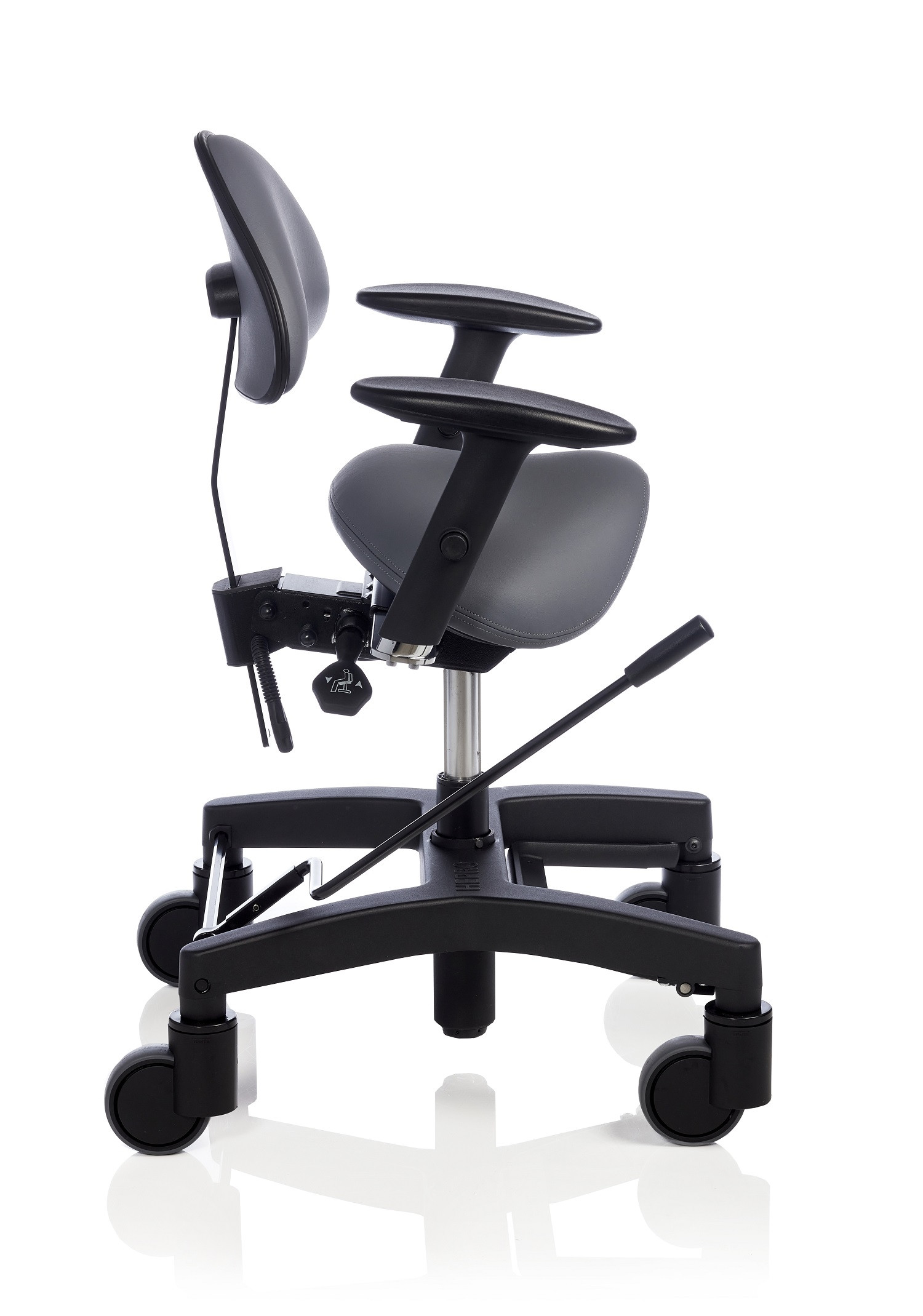 Futura 2 Rehab Sadelstol med ryglæn