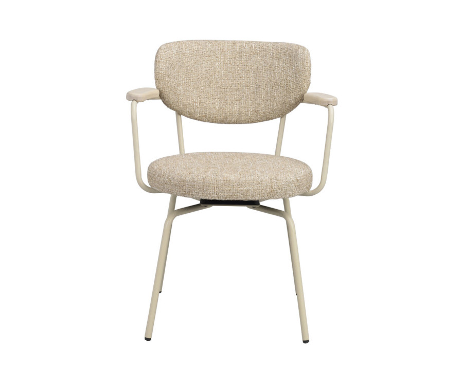 Merrick spisebordsstol med drej, beige stel