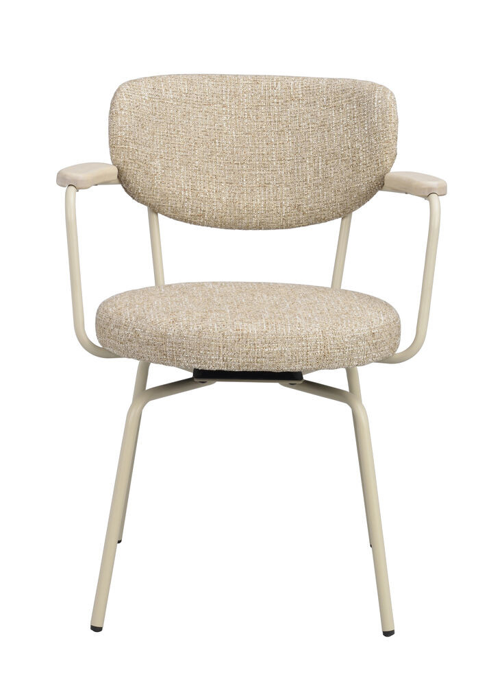 Merrick spisebordsstol med drej, beige stel