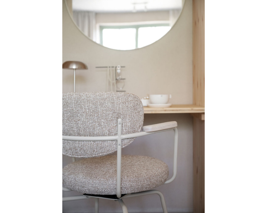 Merrick spisebordsstol med drej, beige stel