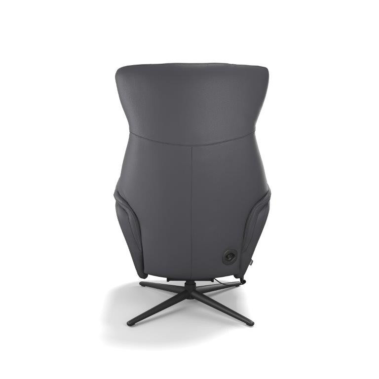 Ebba lænestol med sædeløft og indbygget fodhviler