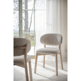 Patterson Spisebordsstol i hvidkalket eg